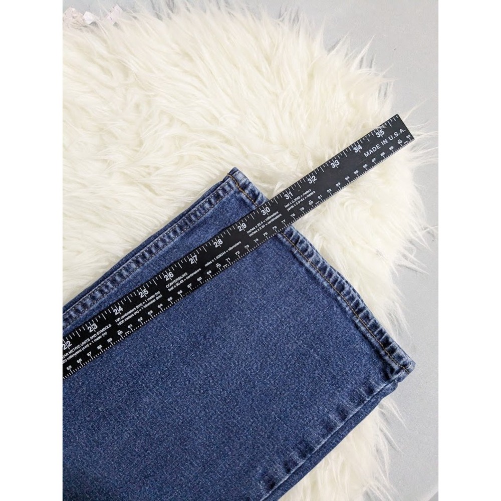 Old Navy Mens Boot-Cut Jeans 40x32 Dark Wash Blue Denim Pants Regular Fit - Picture 9 of 10